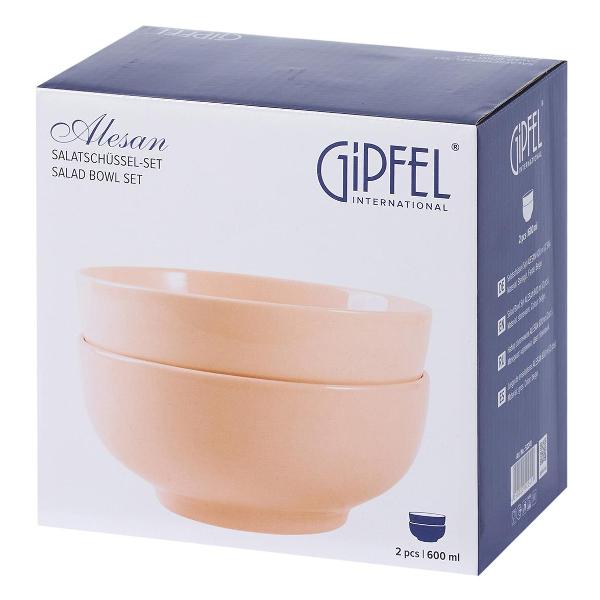 Набор салатников Gipfel Alesan 600 мл (52241)