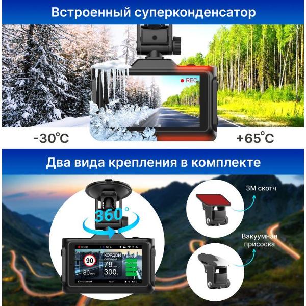 Видеорегистратор Trendvision Combo F10 TVCF10