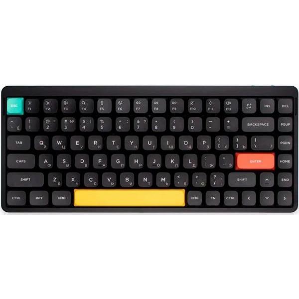 Клавиатура беспроводная Nuphy AIR75v2 Basalt черный RGB Hot Swap Cowberry Switch (AIR75v2-BB-24)