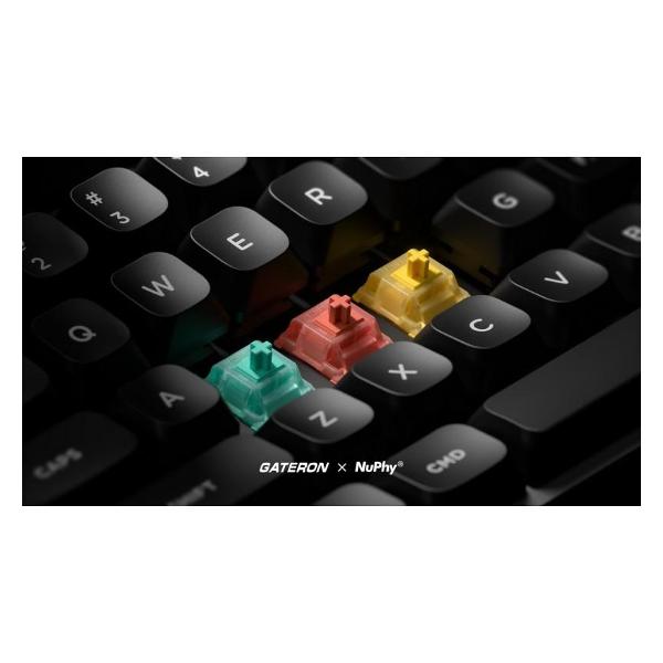 Игровая клавиатура Nuphy Halo75 V2 Obsidian Black Mint Switch (Halo75v2-OB-33)