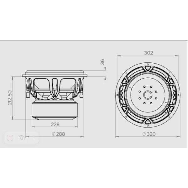 Активный автомобильный сабвуфер SWAT EXE-12D1 v.3