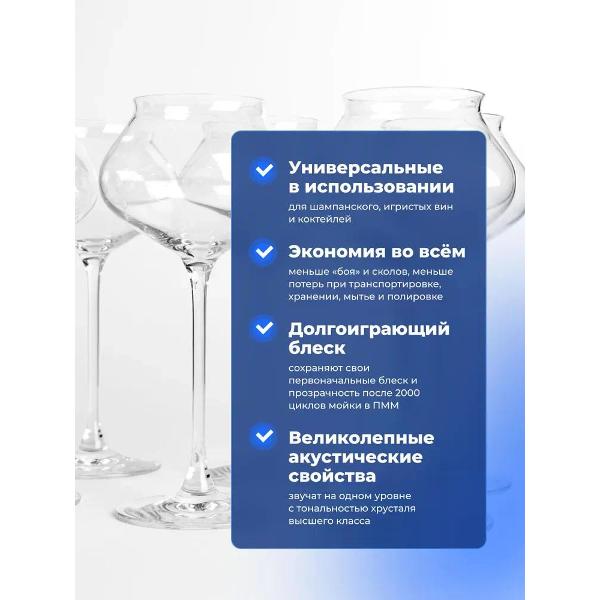 Набор бокалов для шампанского Chef & Sommelier N6386
