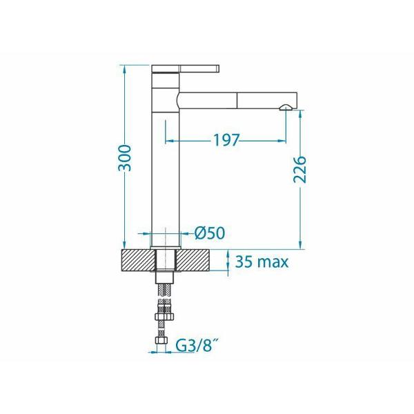 Смеситель Alveus Zina (1136509)