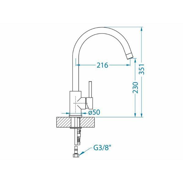 Смеситель Alveus Elza (1129028)