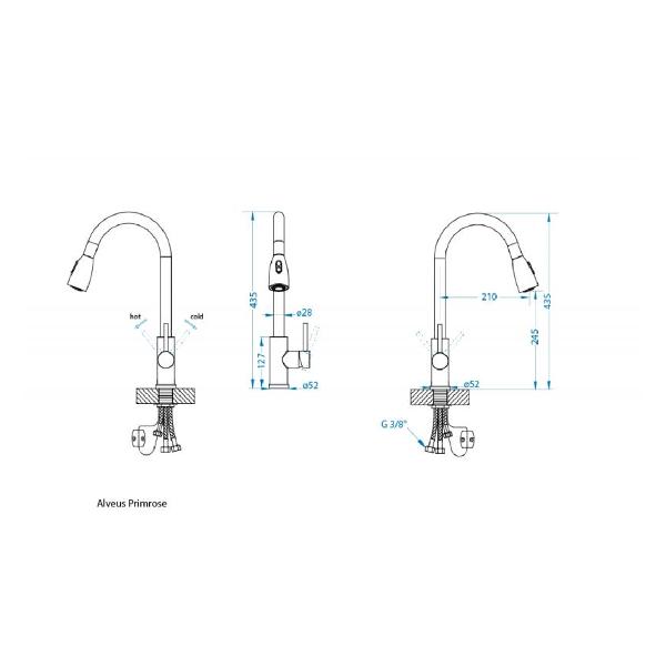 Смеситель Alveus Primrose G91 (1148264)