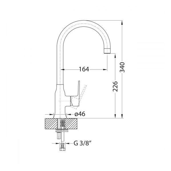 Смеситель Alveus Slim (1134834)