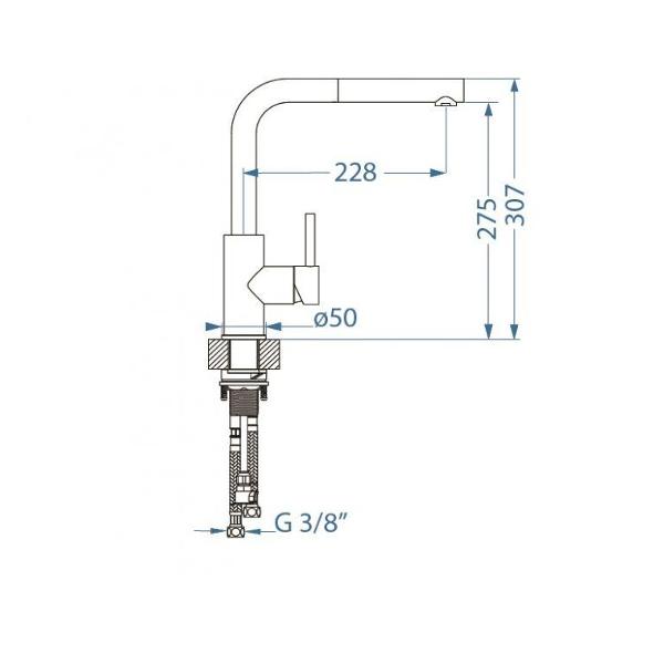 Смеситель Alveus Zeos (1136505)