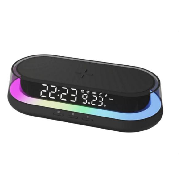 Часы настольные электронные LYAMBDA WCW101-BK