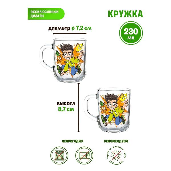 Посуда для детей ND Play Влад А4 Веселые фрукты 3 предмета (спец-серия)