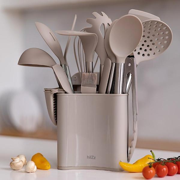 Набор кухонных принадлежностей HILZZ HKsM_18 grey
