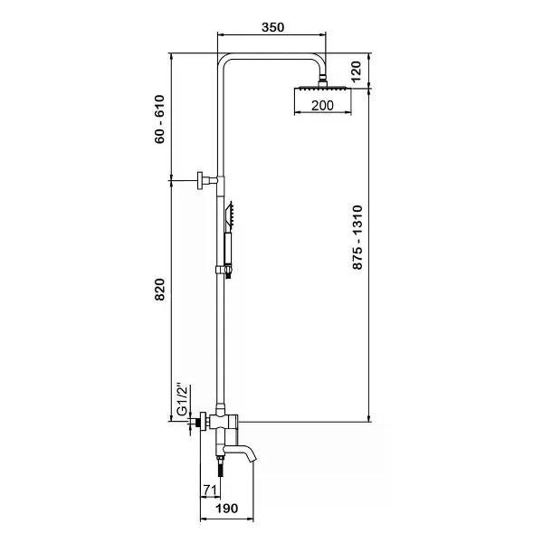 Смеситель Wisent W3502