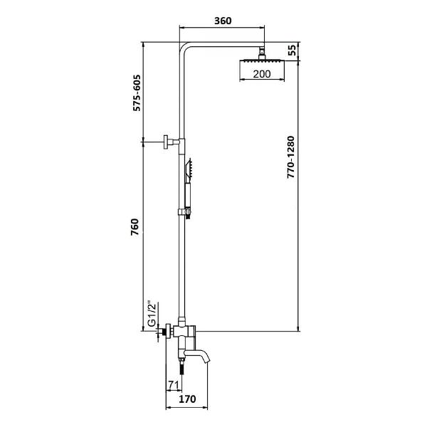 Смеситель Wisent W3506A