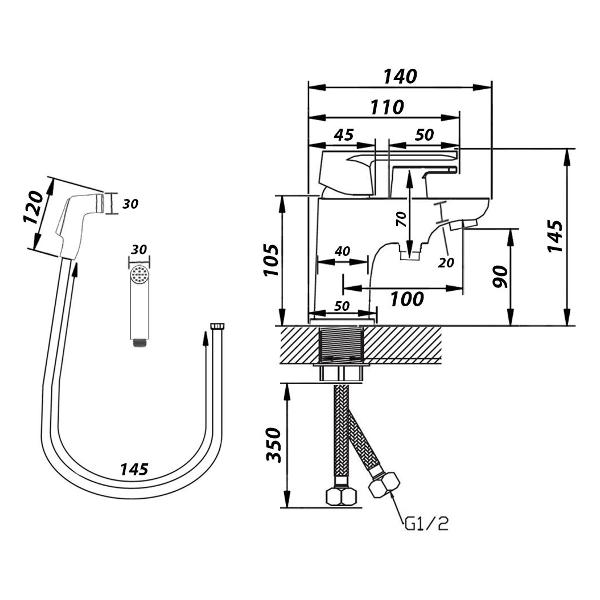 Смеситель Wisent WP14118