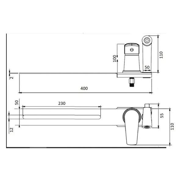 Комплектующие для унитаза и биде Wisent W5221W