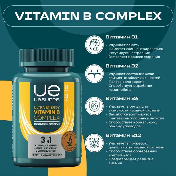 БАД для иммунитета UESUPPS Ultra Energy Vitamin (UES020137)