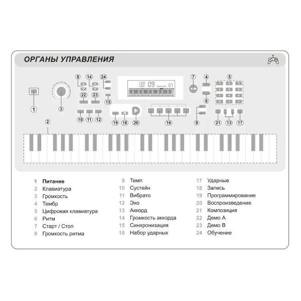 Цифровое пианино ON Music Basic белый