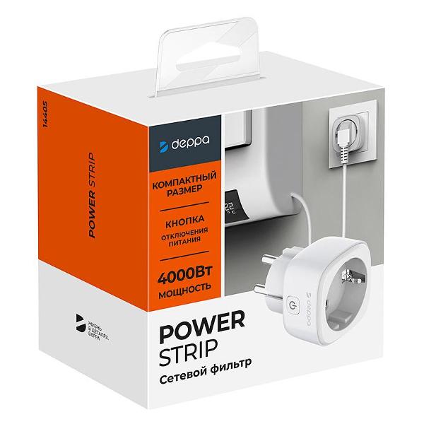 Сетевой фильтр Deppa 14405