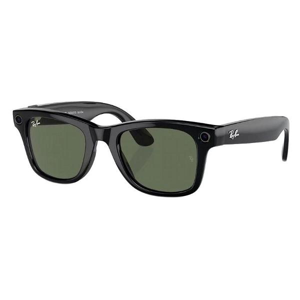 Смарт-очки Ray Ban Wayfarer RW4006 Shiny черный Green