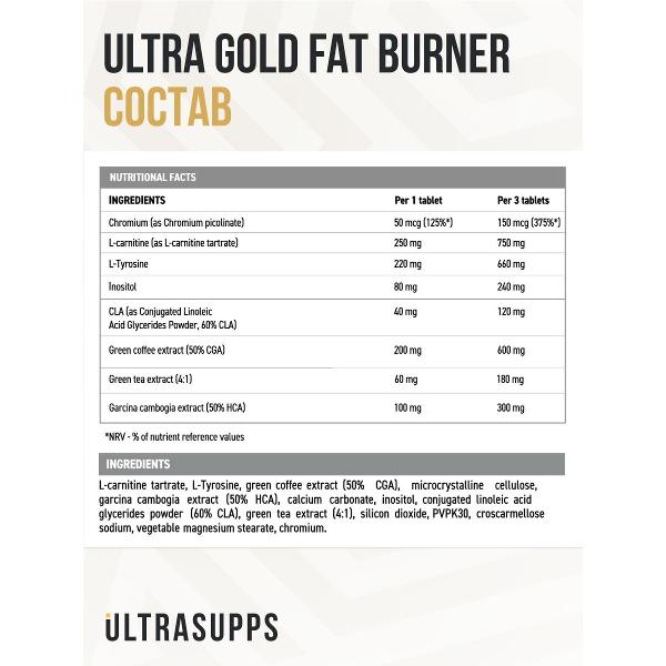 Жиросжигатель UltraSupps Ultra Gold (ULT021455)