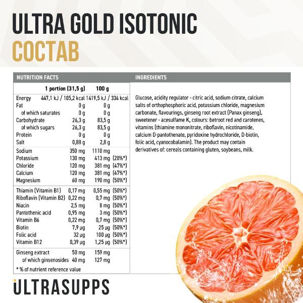 Изотоник UltraSupps Ultra Gold (ULT021165)
