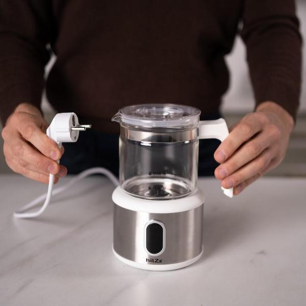 Капучинатор HILZZ Mokkapot HS003-G белый