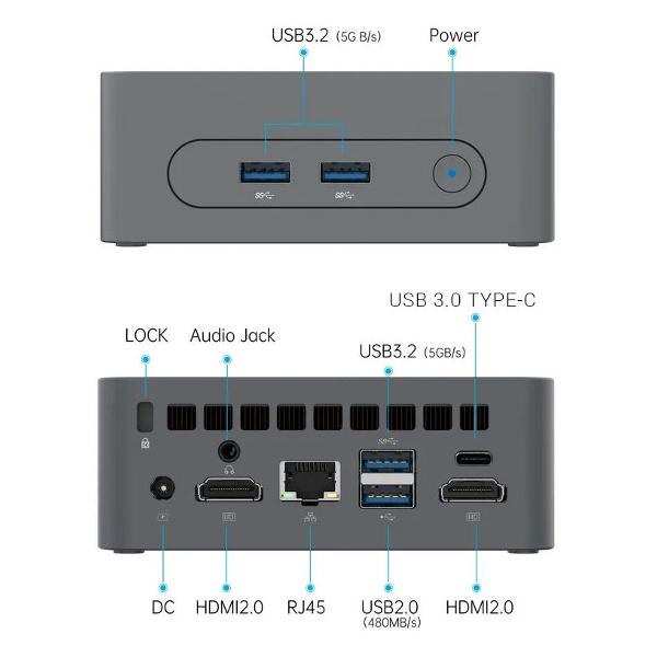 Системный блок мини TEXNOM NETTOP15AIR8256