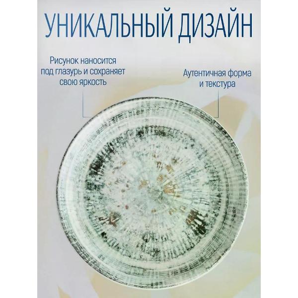 Тарелка столовая BONNA Odette 21 см