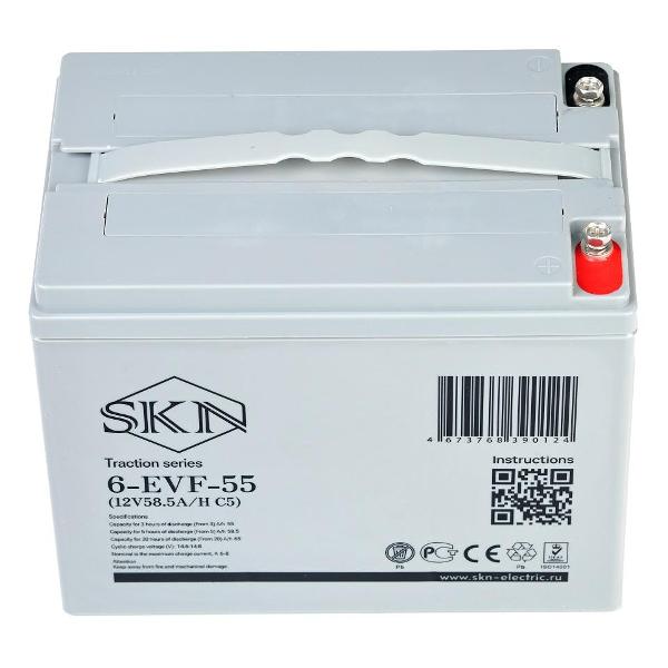 Тяговый аккумулятор SKN 6-EVF-55 (12V58.5A/H C5)