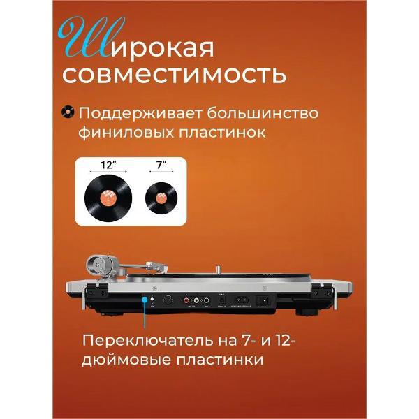 Проигрыватель виниловых дисков FiiO TT13 (F3491T) silver