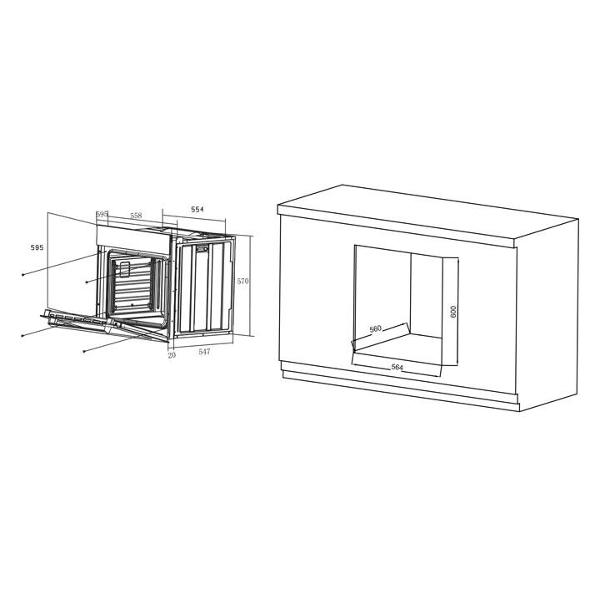 Электрический духовой шкаф Haier HOX-FP3AGB