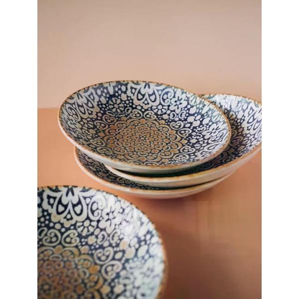 Тарелка столовая BONNA Alhambra 23 см (ALHBLM23CK)