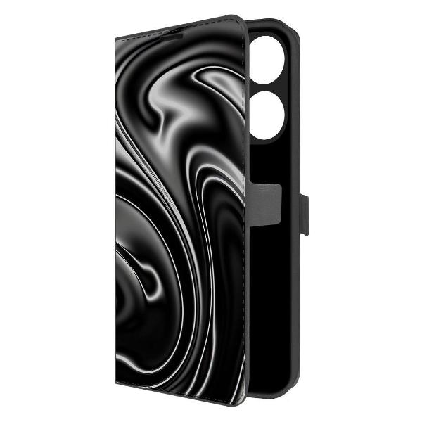 Чехол Krutoff TECNO POP 7 Нефть черный