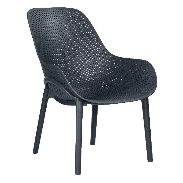 Стул садовый DOBRIN Lonzo LMZL-PP756 антрацит