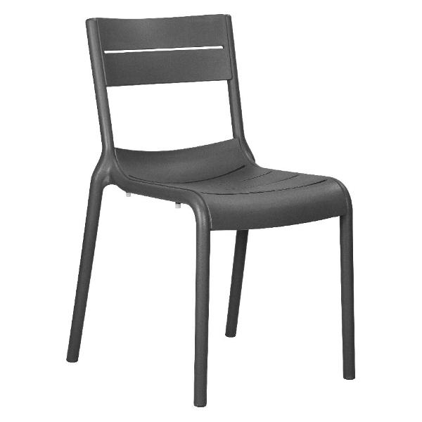 Стул садовый DOBRIN Tim LMZL-PP902 темно-серый фото