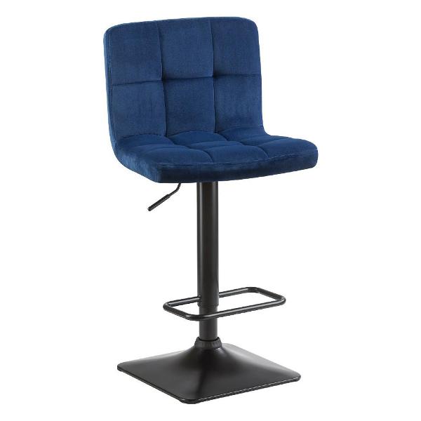 Стул барный DOBRIN Dominic LM-5018 синий велюр