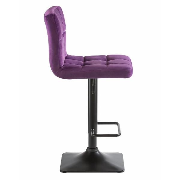 Стул барный DOBRIN Dominic LM-5018 фиолет велюр