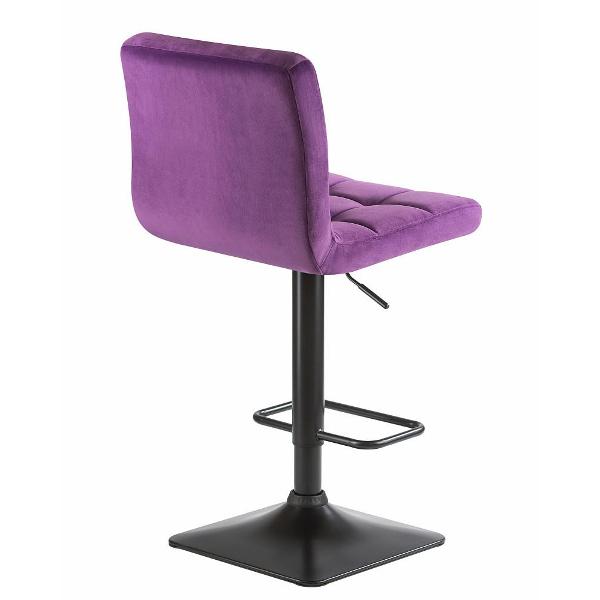 Стул барный DOBRIN Dominic LM-5018 фиолет велюр