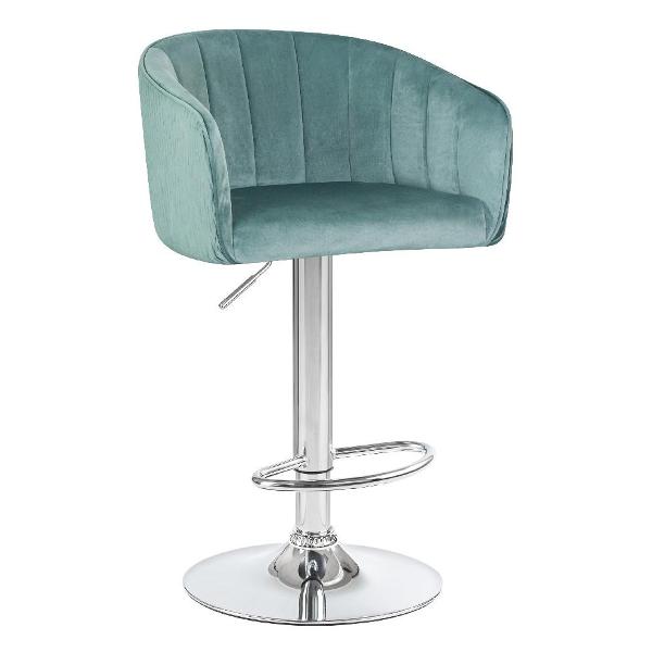 Стул барный DOBRIN Darcy LM-5025 мятный велюр
