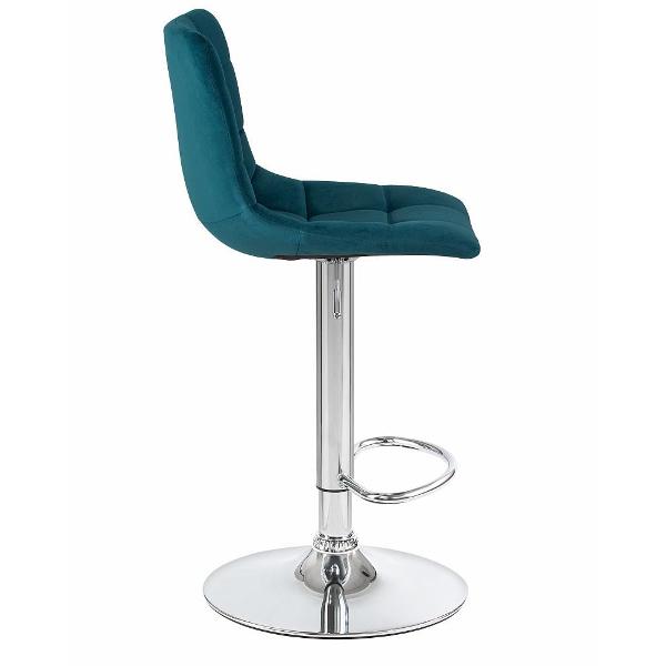 Стул барный DOBRIN Tailor LM-5017 морской волны велюр