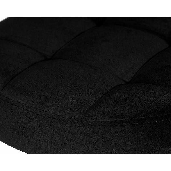 Стул барный DOBRIN Brun Goold LM-5008 черный велюр