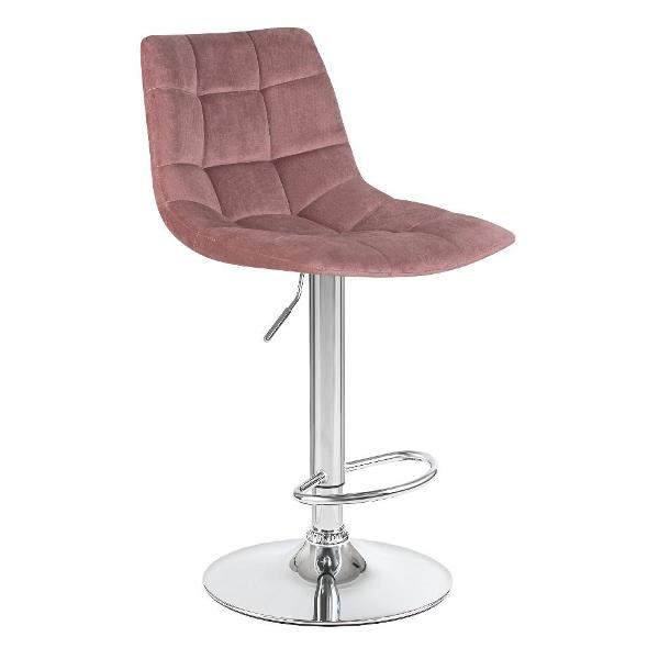 Стул барный DOBRIN Tailor LM-5017 пудрово-розовый велюр