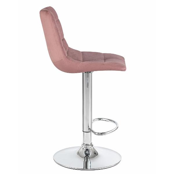 Стул барный DOBRIN Tailor LM-5017 пудрово-розовый велюр