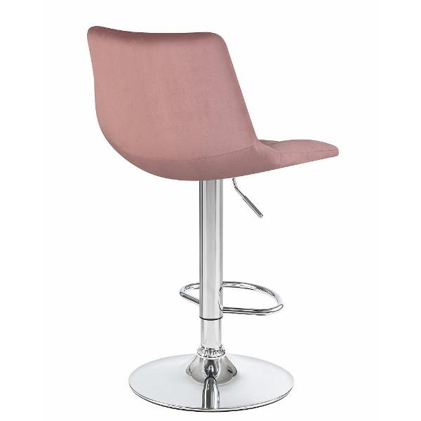 Стул барный DOBRIN Tailor LM-5017 пудрово-розовый велюр