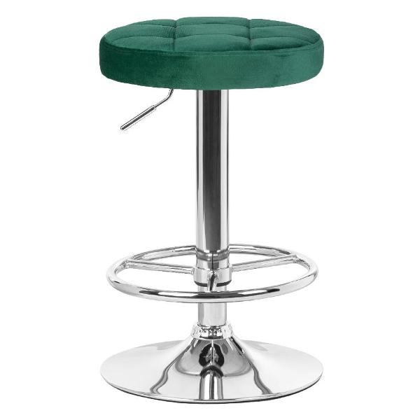 Стул барный DOBRIN Bruno LM-5008 зеленый велюр фото