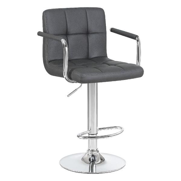 Стул барный DOBRIN Kruger Arm LM-5011 серый фото