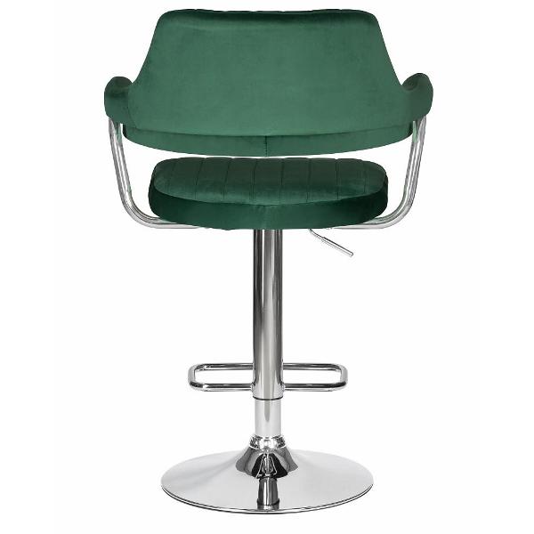 Стул барный DOBRIN Charly LM-5019 зеленый велюр
