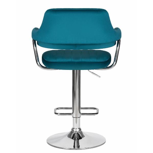 Стул барный DOBRIN Charly LM-5019 морской волны велюр