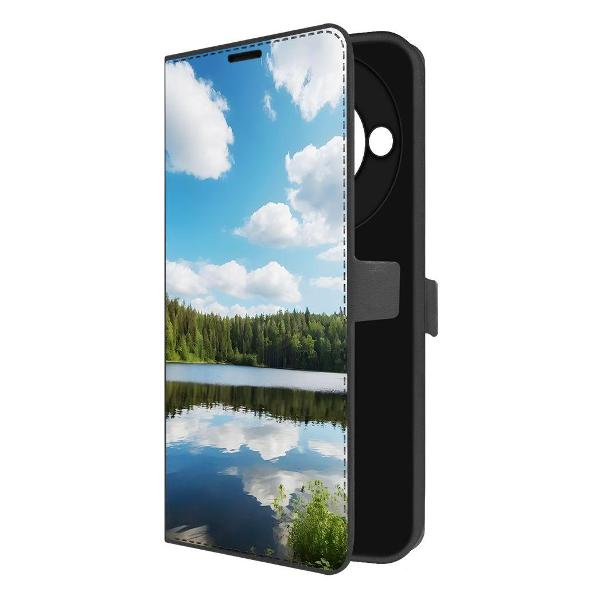 Чехол Krutoff Realme 11 Pro+ Лесное озеро (625896)