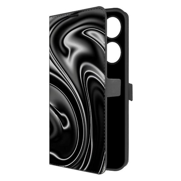 Чехол Krutoff Eco Book для Xiaomi Poco M6 Pro 4G Нефть (626548) фото