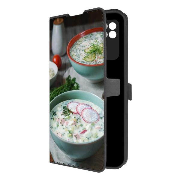 Чехол Krutoff Eco Book для Xiaomi Redmi 10A Окрошка (626598)